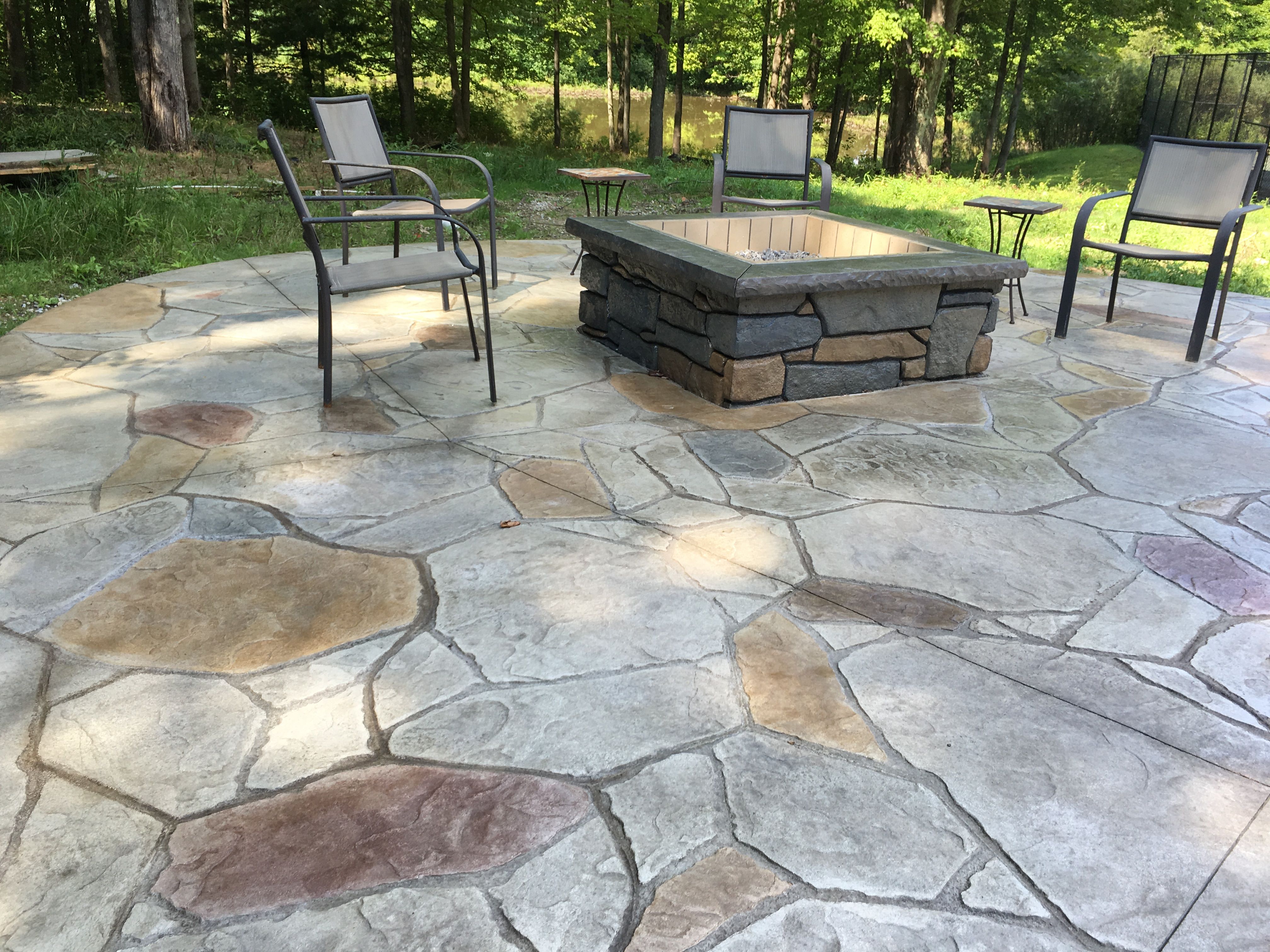 What is stamped concrete?