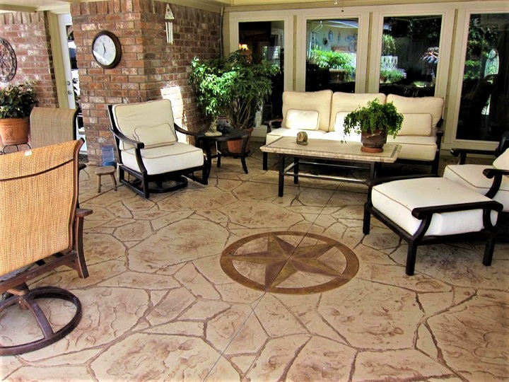 How much does a stamped concrete patio cost in Los Angeles?