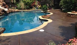 Stamped Concrete Pool Deck Contractor Los Angeles